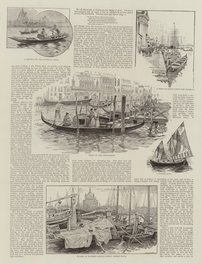 Boten van Venetië door Henry Edward Tidmarsh
